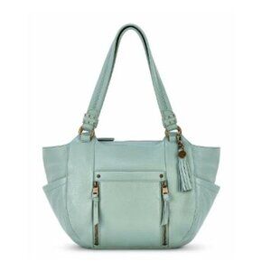 The Sak Collective Mint Kori Leather Satchel